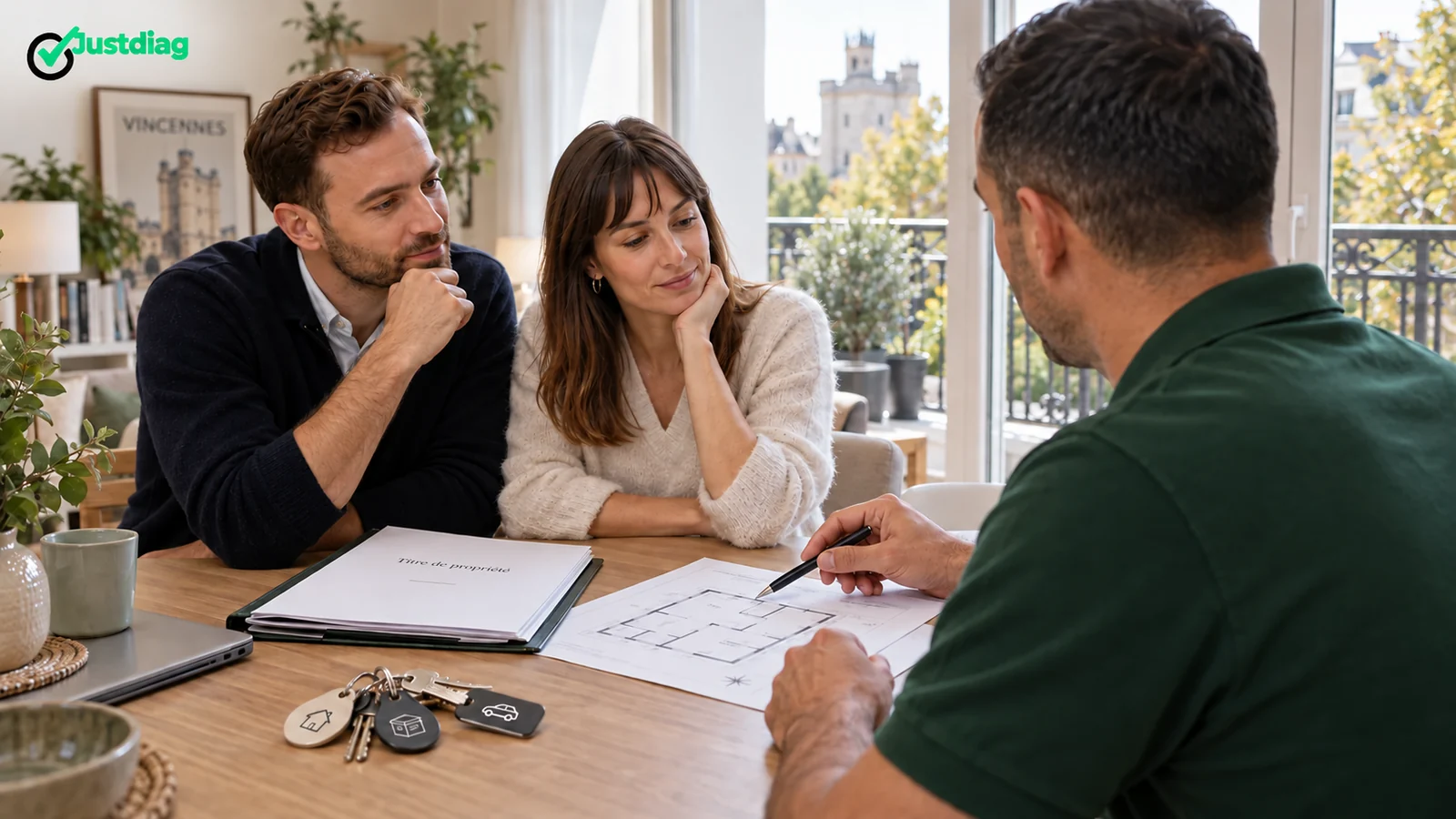Préparation des diagnostics pour un appartement, une cave et un parking à Vincennes